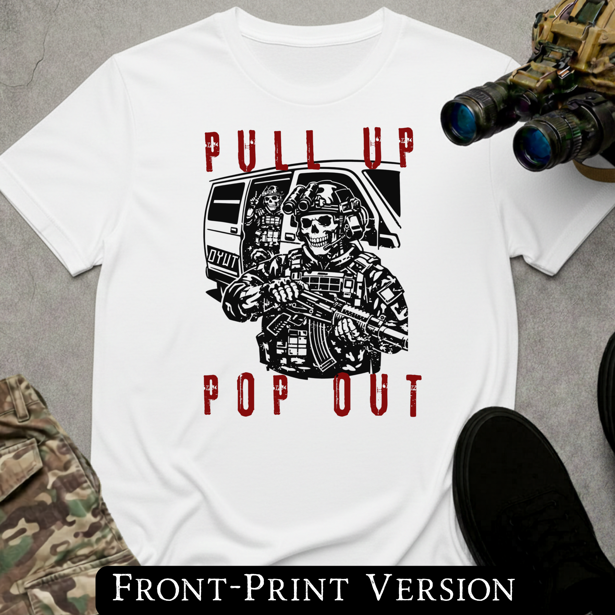 Pull Up Pop Out V2 | T-shirt