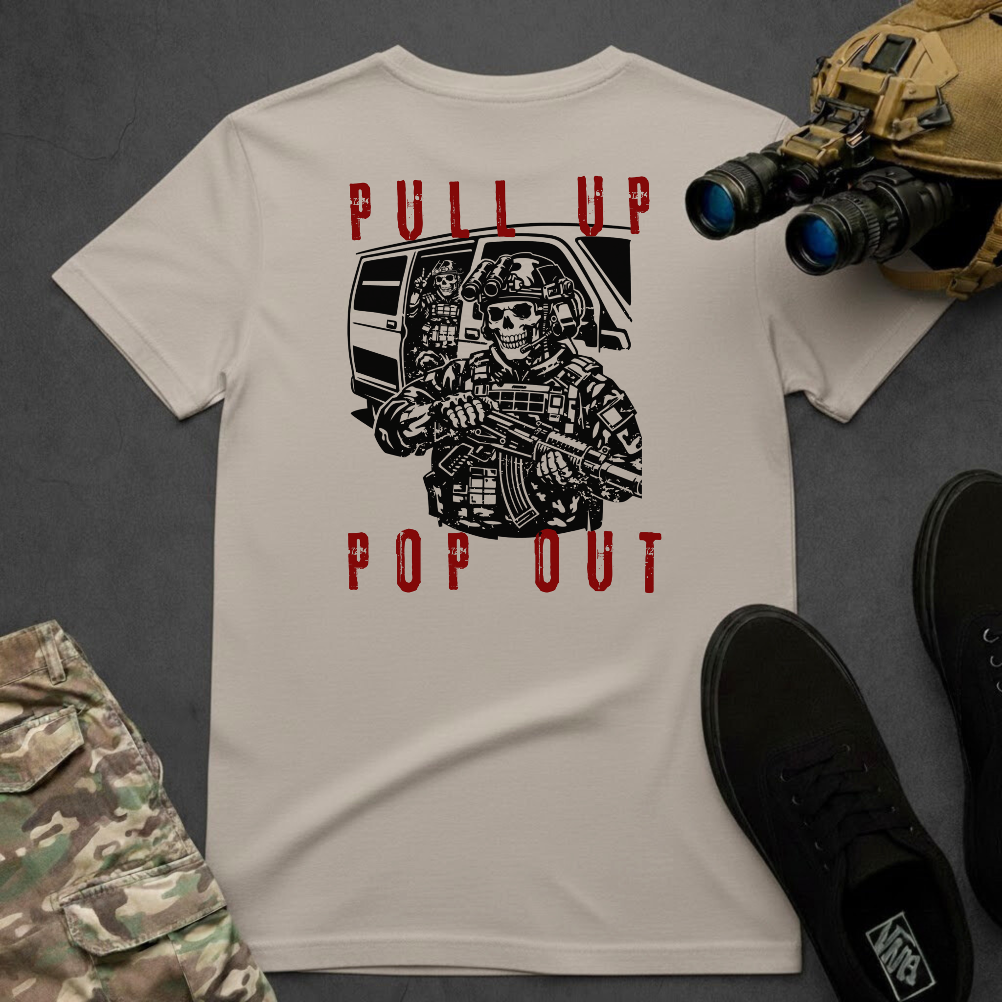 Pull Up Pop Out | T-shirt